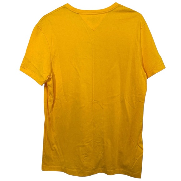 Men's Tommy Hilfiger Medium Yellow T-Shirt - Picture 4 of 6